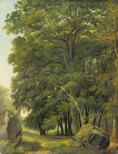 A Wooded Landscape by Ramsay Richard Reinagle